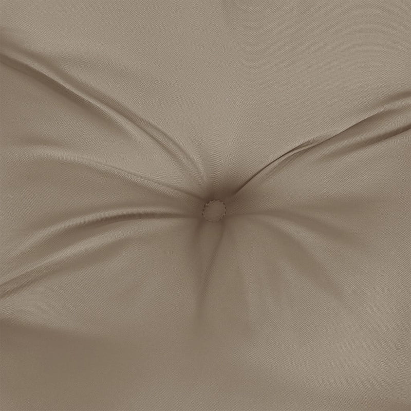 Lowback Chair Cushions 6 pcs Taupe Oxford Fabric Payday Deals