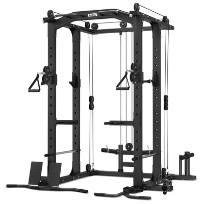 LSG GRK100 with FID Bench and 90kg Olympic Bars and Tri-Grip Weights Payday Deals