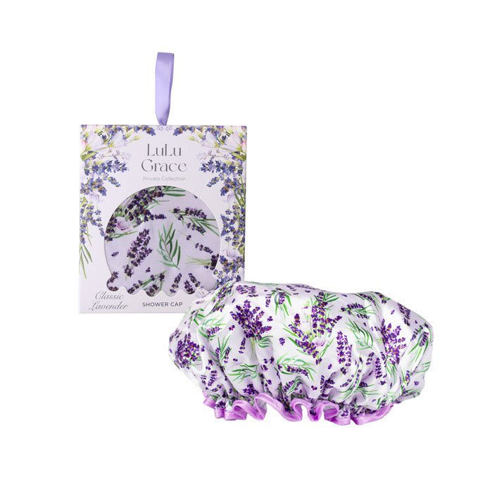 Lulu Grace Lavender Shower Cap Payday Deals