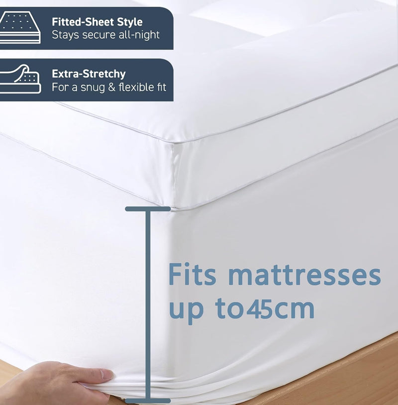 Luxury Extra Thick 1000GSM Mattress Topper -Single size Payday Deals