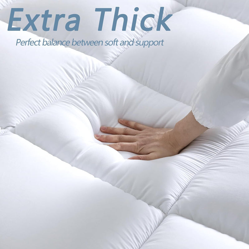 Luxury Extra Thick 1000GSM Mattress Topper -Single size Payday Deals