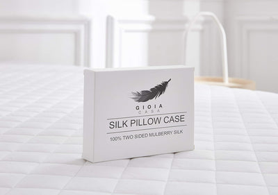 Luxury Pillowcase - 100% Pure Mulberry Silk on Both Sides - Champagne Payday Deals