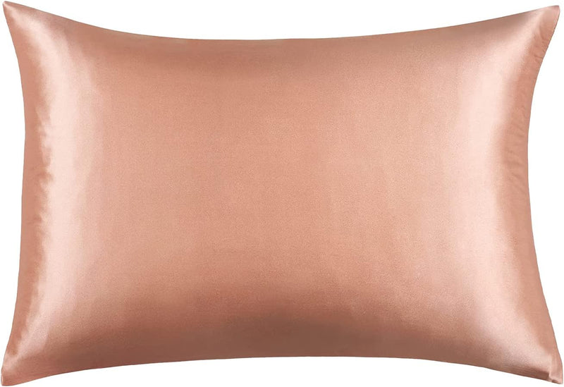 Luxury Pillowcase - 100% Pure Mulberry Silk on Both Sides - Copper Payday Deals