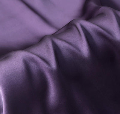 Luxury Pillowcase - 100% Pure Mulberry Silk on Both Sides - Dark Purple Payday Deals