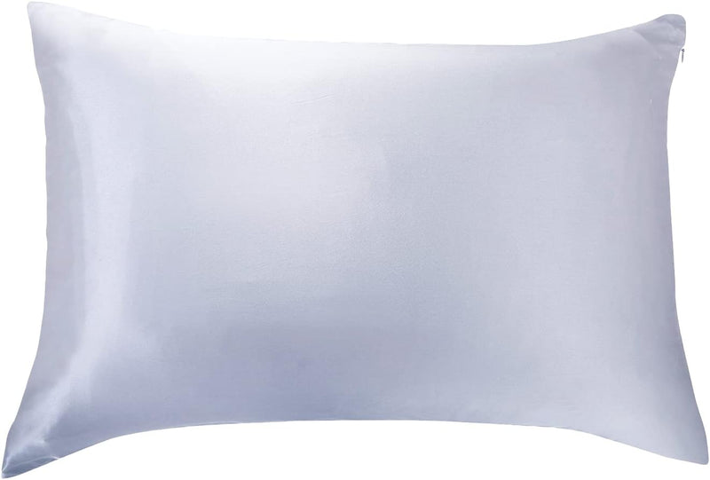 Luxury Pillowcase - 100% Pure Mulberry Silk on Both Sides - Silver Payday Deals