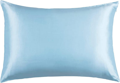 Luxury Pillowcase - 100% Pure Mulberry Silk on Both Sides - Sky Blue