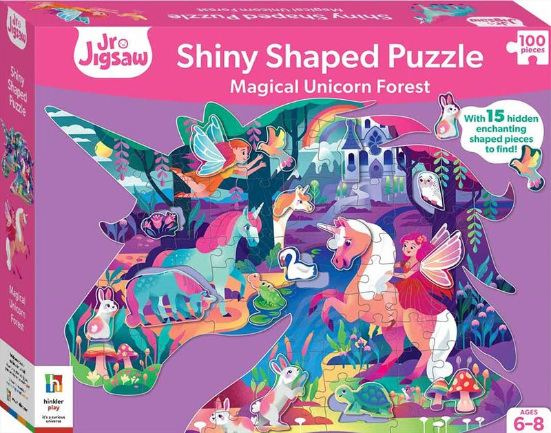Magical Unicorn Forest Shiny Shaped Puzzle Payday Deals