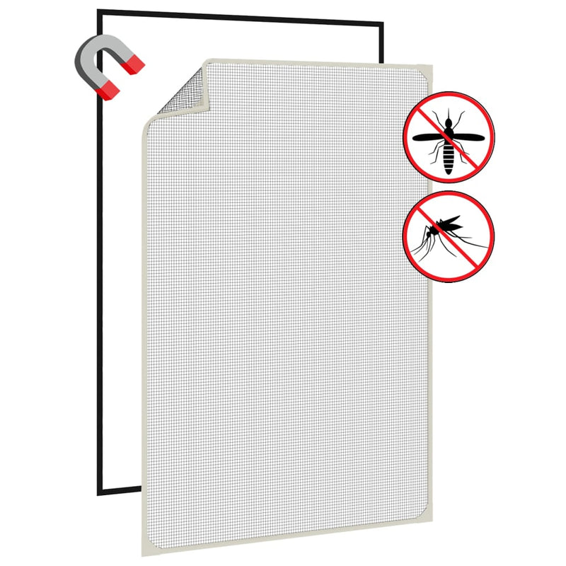 Magnetic Insect Screen for Windows White 80x120 cm Payday Deals