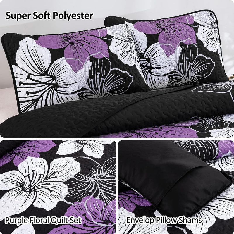 Majestic Quilted Bedspread and Pillowcases Set: Unmatched Beauty and Comfort - Queen size Payday Deals