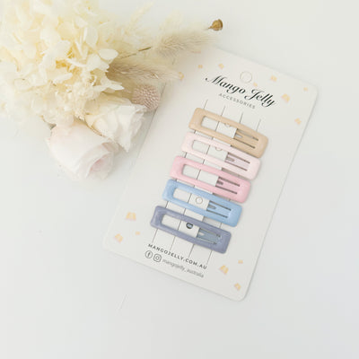 MANGO JELLY Butter Cream Hair Clips Collection - Ice cream Bar clips - One Pack