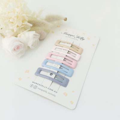 MANGO JELLY Butter Cream Hair Clips Collection - Ice cream Bar clips - One Pack Payday Deals