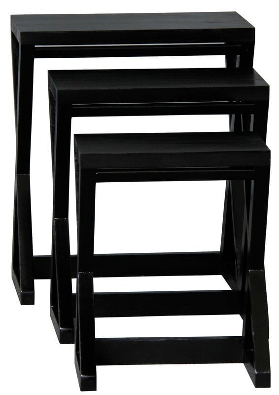 Manhattan Nest of Tables - Set of 3 (Black) Payday Deals