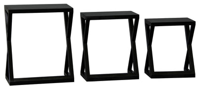 Manhattan Nest of Tables - Set of 3 (Black) Payday Deals