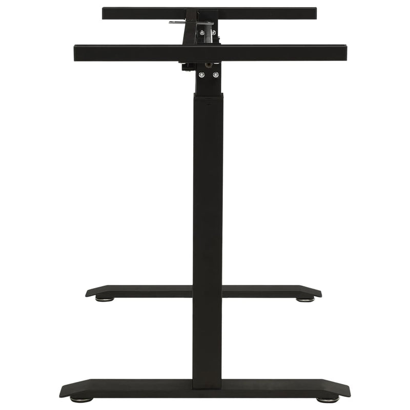 Manual Height Adjustable Standing Desk Frame Hand Crank Black Payday Deals