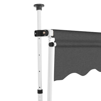 Manual Retractable Awning 300 cm Anthracite Payday Deals