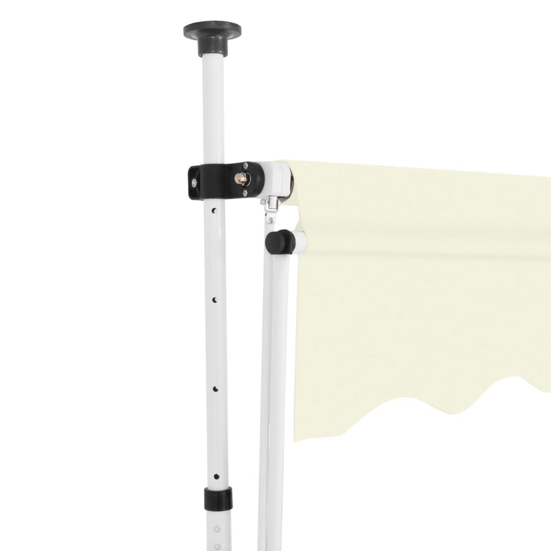 Manual Retractable Awning 300 cm Cream Payday Deals