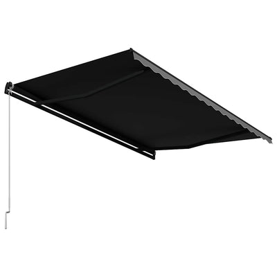 Manual Retractable Awning 400x300 cm Anthracite Payday Deals