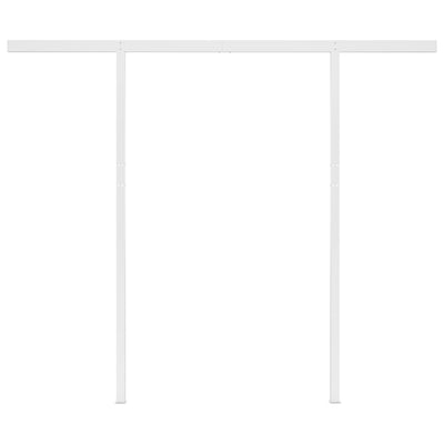 Manual Retractable Awning with Posts 3.5x2.5 m Anthracite Payday Deals