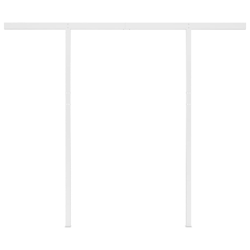 Manual Retractable Awning with Posts 3.5x2.5 m Anthracite Payday Deals