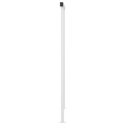 Manual Retractable Awning with Posts 4x3 m Blue and White Payday Deals