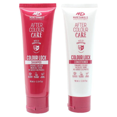 Marc Daniels After Colour Care & Lock Shampoo & Conditioner Travel Set 90ml Payday Deals