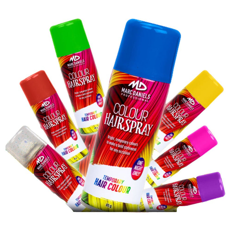 Marc Daniels Coloured Hair Spray Multi-Pack 7 colours 7 x 85g Payday Deals