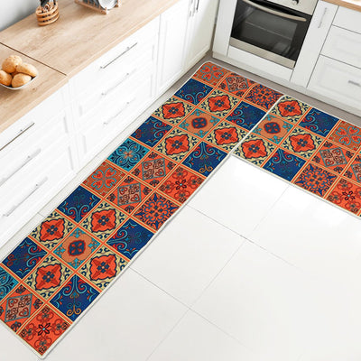 Marlow 2x Kitchen Mat Floor Rugs Area Carpet Non-Slip Door Mat 45x150cm /45x75cm Payday Deals