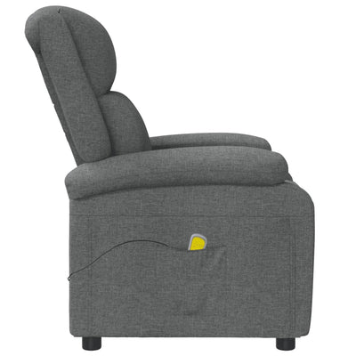Massage Chair Dark Grey Fabric Payday Deals