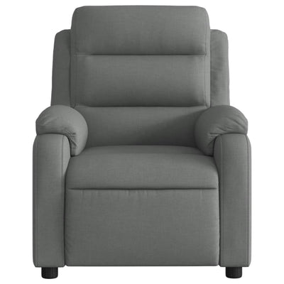 Massage Recliner Chair Dark Grey Fabric Payday Deals
