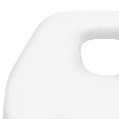 Massage Table White 180x62x(86.5-118) cm Payday Deals