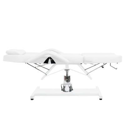 Massage Table White 180x62x(87-112) cm Payday Deals