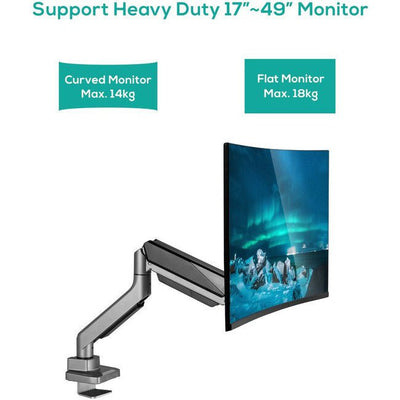 mbeat Activiva Heavy Duty Single Monitor Screen Gas Spring Arm Holder Payday Deals