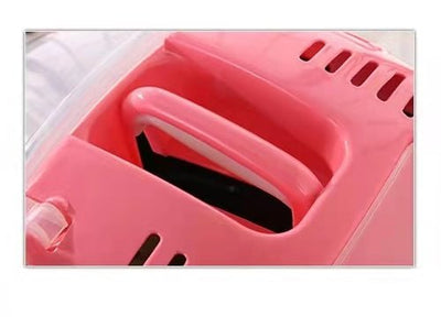 Medium Portable Travel Dog Cat Crate Pet Carrier Cage Comfort With Mat-Pink Payday Deals