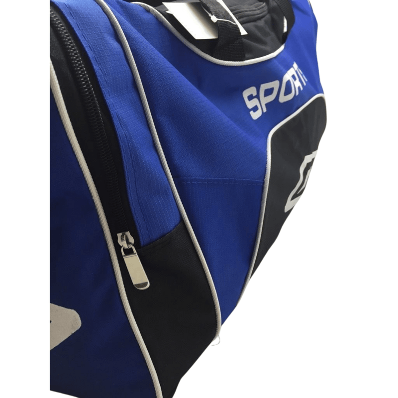 MEDIUM SPORTS BAG With Shoulder Strap Gym Duffle Travel Bags Water Resistant - Blue Payday Deals