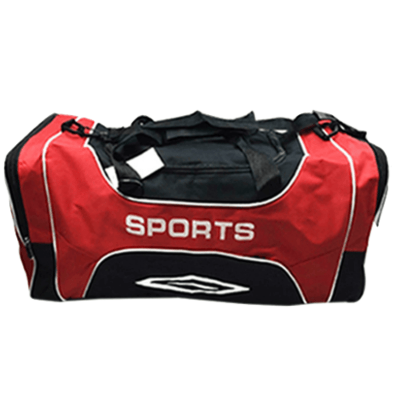 MEDIUM SPORTS BAG With Shoulder Strap Gym Duffle Travel Bags Water Resistant - Red Payday Deals