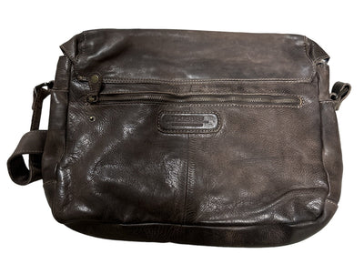 Mens Messenger Bag Cow Washed Genuine Leather Vintage Travel Laptop Satchel EX05 Payday Deals