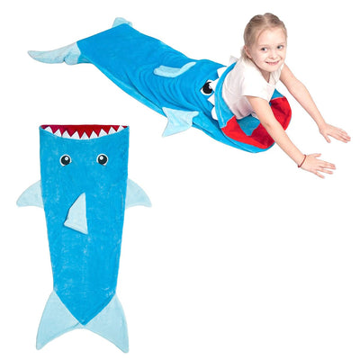 Mermaid Tail Shark Soft Blanket Throw Payday Deals