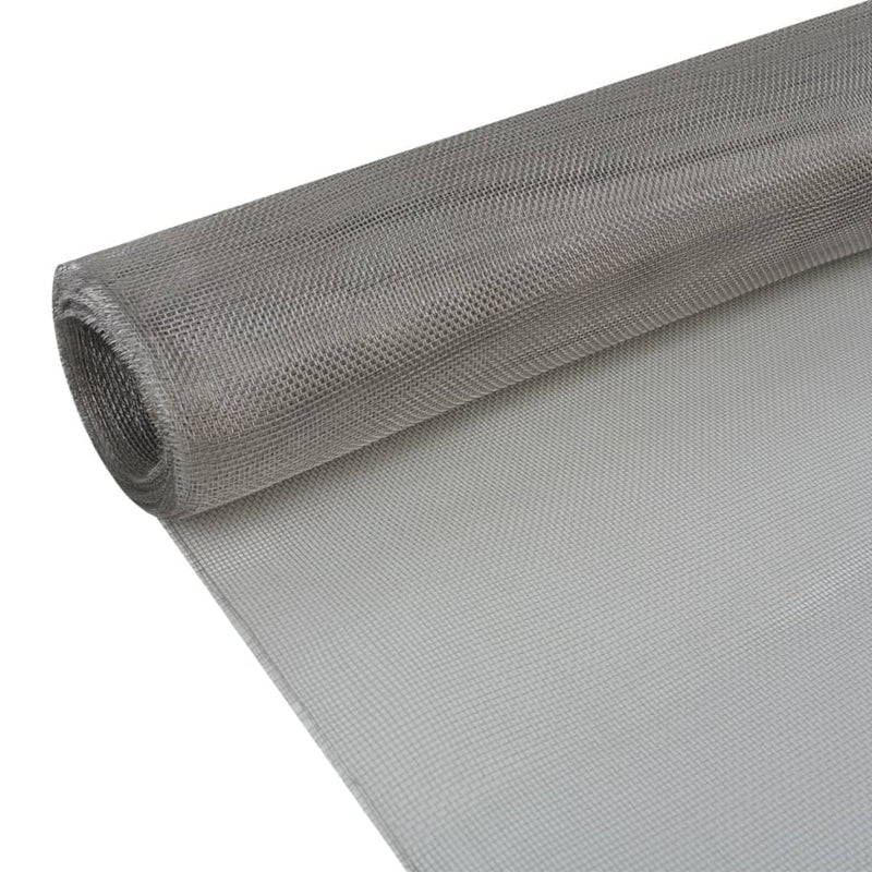 Mesh Screen Stainless Steel 150x500 cm Silver Payday Deals