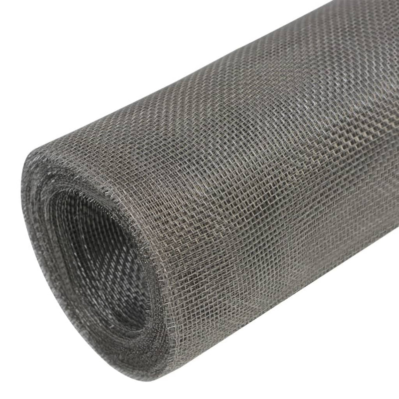 Mesh Screen Stainless Steel 150x500 cm Silver Payday Deals