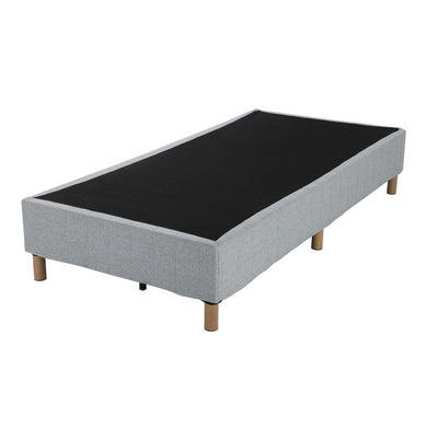 Metal Bedframe Mattress Foundation (Light Grey) &#8211; King Payday Deals