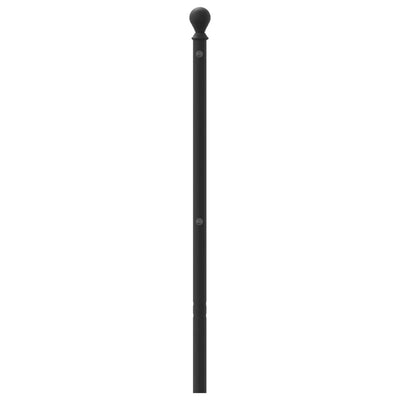 Metal Headboard Black 107 cm King Single Payday Deals