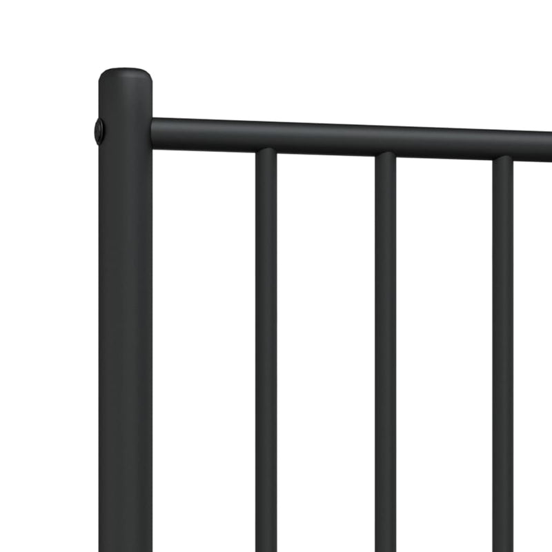 Metal Headboard Black 107 cm King Single Payday Deals