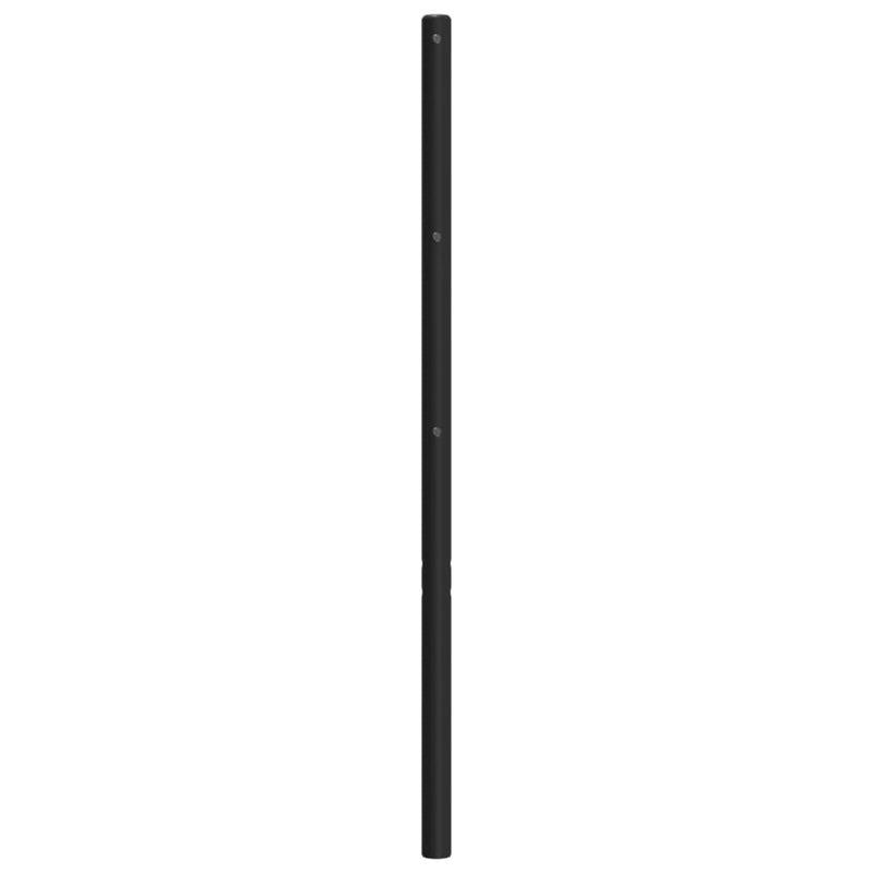 Metal Headboard Black 107 cm King Single Payday Deals
