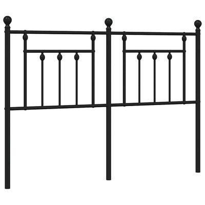 Metal Headboard Black 152 cm Queen Payday Deals