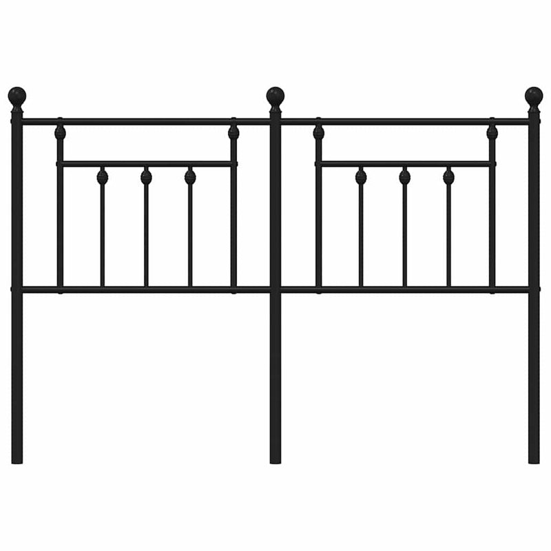 Metal Headboard Black 152 cm Queen Payday Deals