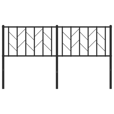 Metal Headboard Black 152 cm Queen Payday Deals