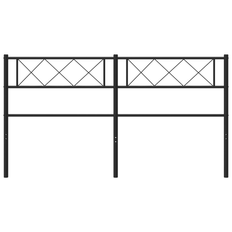 Metal Headboard Black 152 cm Queen Payday Deals