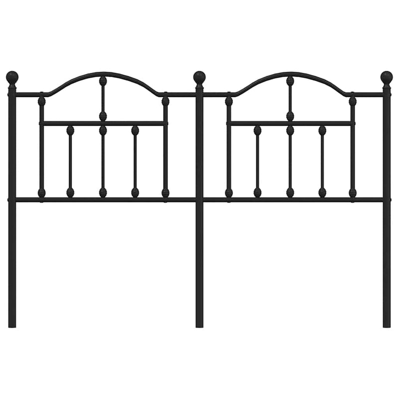 Metal Headboard Black 152 cm Queen Payday Deals