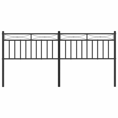 Metal Headboard Black 183 cm King Payday Deals