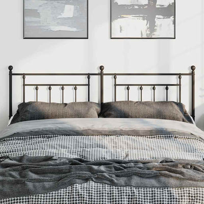 Metal Headboard Black 183 cm King Payday Deals